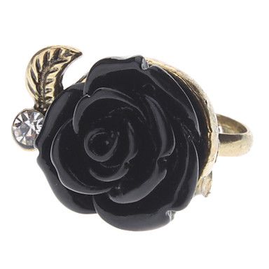 Anel preto rose