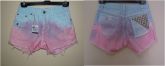 Shorts Jeans Tie-Dye - Pirâmides